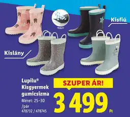 Lidl Lupilu Kisgyermek gumicsizma ajánlat