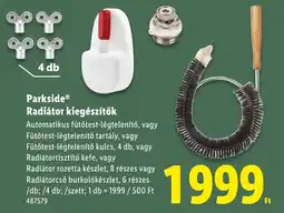 Lidl Parkside Radiátor kiegészítők ajánlat