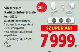 Lidl Silvercrest Radiátorfűtés-erősítő ventilátor ajánlat