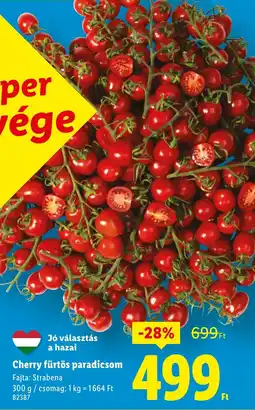 Lidl Cherry fürtös paradicsom ajánlat