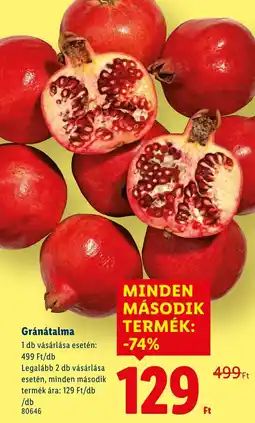 Lidl Gránátalma ajánlat