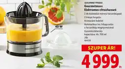 Lidl Gourmetmaxx Elektromos citrusfacsaró ajánlat