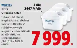 Lidl Brita Vízszűrő betét ajánlat