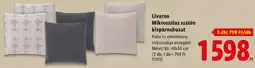 Lidl Livarno Mikroszálas szatén kispárnahuzat ajánlat