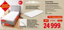 Lidl Livarno Home 7 zónás komfortmatrac ajánlat