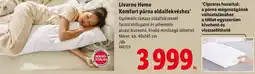 Lidl Livarno Home Komfort párna oldalfekvéshez ajánlat