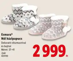 Lidl Esmara Női házipapucs ajánlat