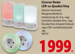 Lidl Livarno Home LED-es éjszakai fény ajánlat