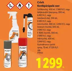 Lidl Crivit Kerékpárápoló szer ajánlat