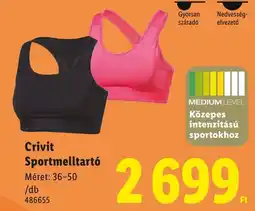 Lidl Crivit Sportmelltartó ajánlat