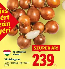 Lidl Vöröshagyma ajánlat
