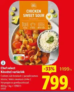 Lidl Chef select Készétel variációk ajánlat