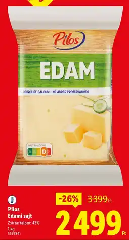 Lidl Pilos Edami sajt ajánlat