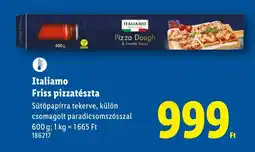 Lidl Italiamo Friss pizzatészta ajánlat