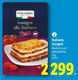 Lidl Italiamo Lasagne ajánlat