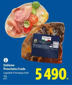 Lidl Italiamo Prosciutto Crudo ajánlat