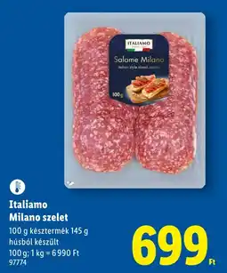 Lidl Italiamo Milano szelet ajánlat