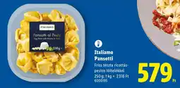 Lidl Italiamo Pansotti ajánlat