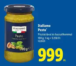 Lidl Italiamo Pesto ajánlat