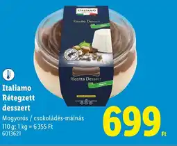 Lidl Italiamo Rétegzett desszert ajánlat