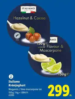 Lidl Italiamo Krémjoghurt ajánlat