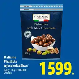 Lidl Italiamo Pisztácia tejcsokoládéban ajánlat