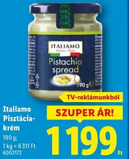 Lidl Italiamo Pisztácia- krém ajánlat