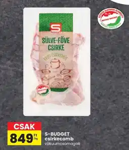 Spar S-BUDGET csirkecomb ajánlat