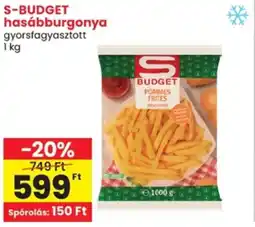 Spar S-BUDGET hasábburgonya ajánlat