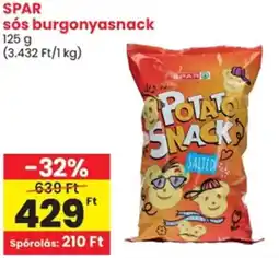 Spar SPAR sós burgonyasnack ajánlat