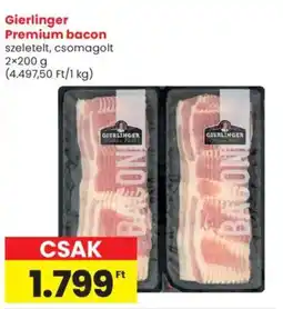 Spar Gierlinger Premium bacon ajánlat