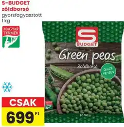 Spar S-BUDGET zöldborsó ajánlat
