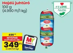 Spar Hajdú juhtúró ajánlat