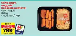 Spar SPAR enjoy. nuggets káposztasalátával ajánlat