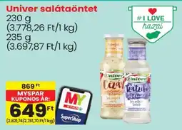 Spar Univer salátaöntet ajánlat