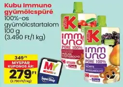 Spar Kubu Immuno gyümölcspüré ajánlat