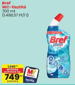 Spar Bref WC-tisztító ajánlat