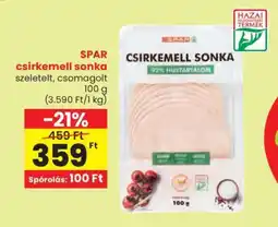 Spar SPAR csirkemell sonka ajánlat