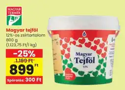 Spar Magyar tejföl ajánlat