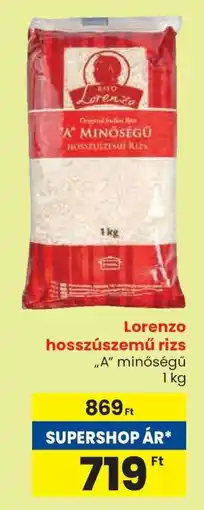 Spar Lorenzo hosszúszemű rizs ajánlat