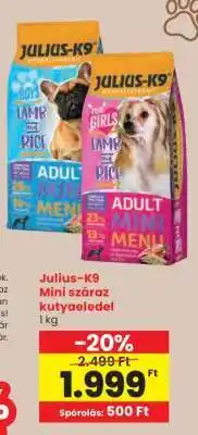 Spar Julius-K9 Mini száraz kutyaeledel ajánlat