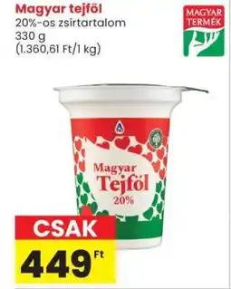 Spar Magyar tejföl ajánlat