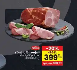 Spar Füstölt, főtt tarja ajánlat