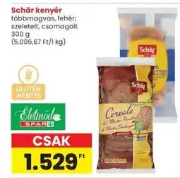 Spar Schär kenyér ajánlat