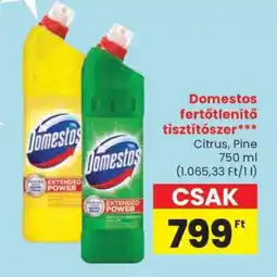 Spar Domestos fertőtlenítő tisztítószer ajánlat