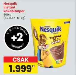 Spar Nesquik Instant Kakaóitalpor ajánlat
