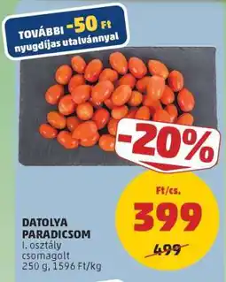 PENNY Datolya- paradicsom ajánlat