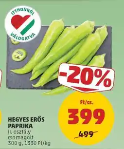 PENNY Hegyes erős paprika ajánlat