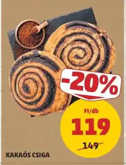 PENNY Kakaós csiga ajánlat