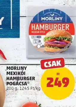 PENNY Morliny Mexikói Hamburger Pogácsa ajánlat